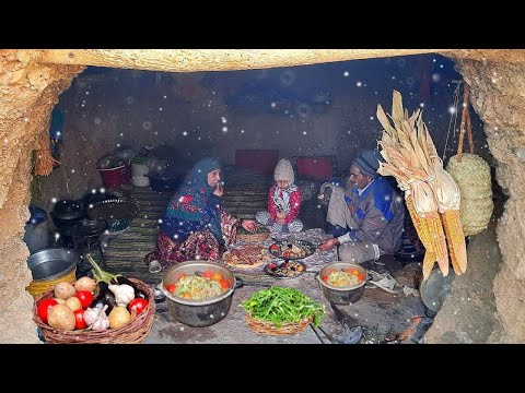 Documentary about 2 Snowy and Rainy Day’s of Nomadic Lifestyle Iran❄️🌧️