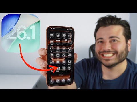 iOS 26.1 - They Actually Did It!