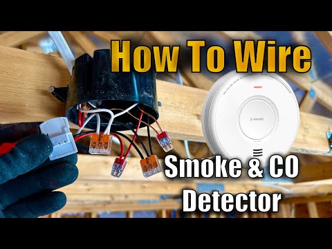 Installing HardWired Smoke & Carbon Monoxide Detector
