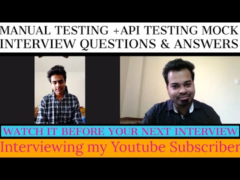 Manual Testing Interview Questions for 1-3 YOE | Interviewing my Subscriber
