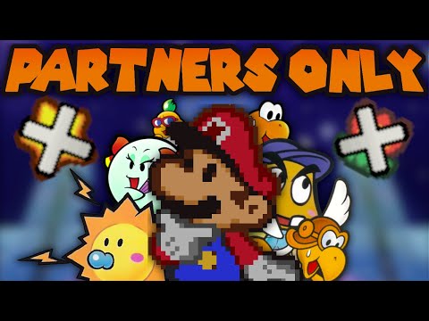Can You Beat PAPER MARIO With ONLY PARTNERS?
