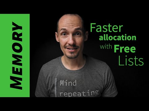 Making allocators and object pools faster using a free list