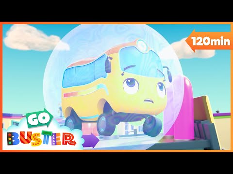 🫧 Buster Gets Stuck in a Bubble! | Go Learn With Buster | Videos for Kids