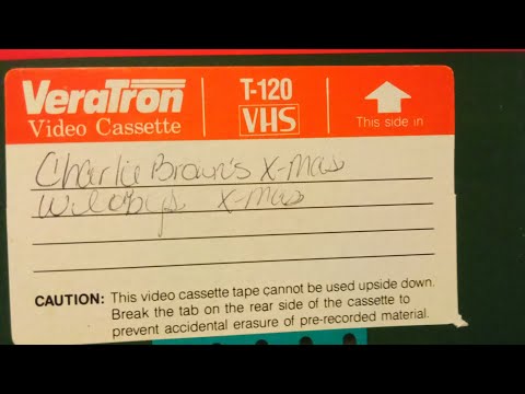 Contents of "Charlie Brown Christmas & Mr. Willowby's Christmas Tree" Blank Tape (12/6/95)