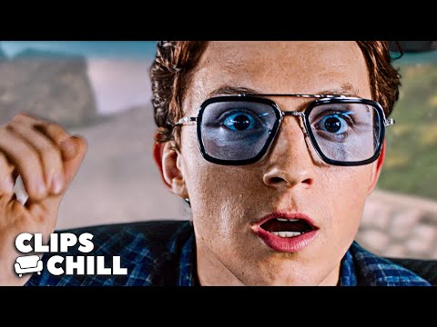 Tom Holland Discovers Tony Stark's EDITH | Spider-Man: Far From Home (Tom Holland, Jake Gyllenhaal)