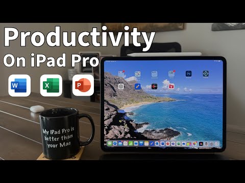 How to do REAL work and productivity on iPad Pro! (Microsoft Office Tips!)