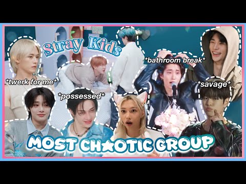 Stray kids being the most ✨CHAOTIC GROUP✨