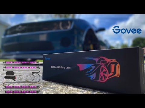 Govee Car LED Interior Lights Install & Review - AFFORDABLE ($16) Interior lighting for your Car!