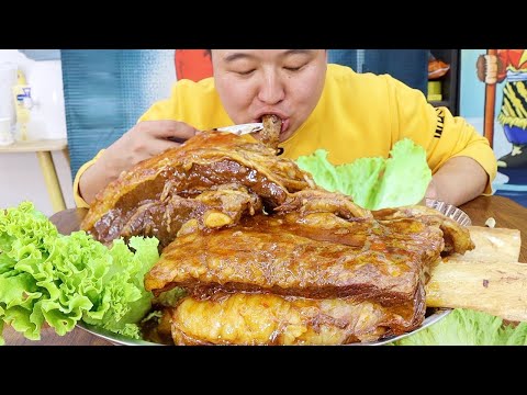 10 pounds of steak, Aqiang makes braised steak, soft and boneless