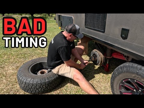 REALITY OF FULL TIME TRAVEL HITS…  DODGING CROWDS & FIXING BROKEN GEAR TO GET BACK ON THE ROAD