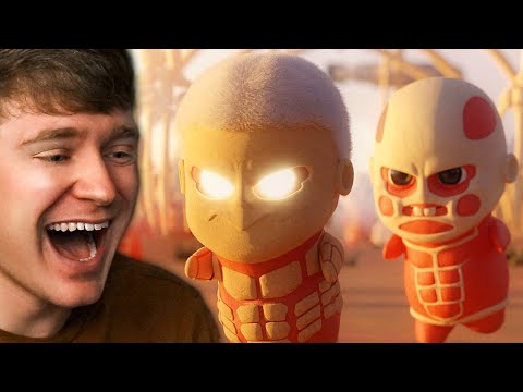 Reacting to CHIBI TITANS - THE WUMBLING! (Attack on Titan)