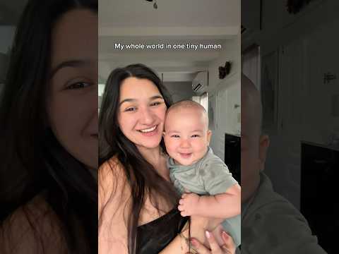 One day he won’t fit in my arms like this… so I’m soaking it in 🤍 #momlife #motherhood #boymom