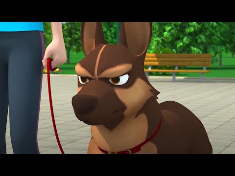 Мультик РОБОКАР ПОЛИ 🚜   - Уроки Безопасности с Эмбер 🐙  Играем с Животными! 🧸