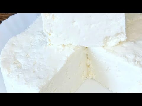 "Adyghe Cheese" made from store-bought milk with whey. Milk: 5,400 ml - yield: 1,020 g