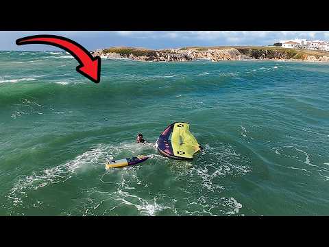 HOW TO BREAK YOUR WING FOIL BOARD IN 10 MINS - PENICHE POUNDING!
