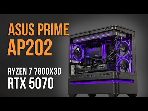 ASUS PRIME AP202 mATX 4k Budget CS2 Gaming Build | Ryzen 7 7800X3D | RTX 5070