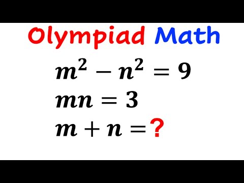 Can you find the value of m+n? | (Olympiad Math) | #math #maths