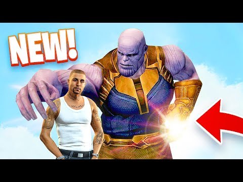 THANOS w/ INFINITY GAUNTLET!! (GTA 5 Mods)