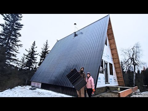 Off Grid Cabin Build | Skirting the Foundation