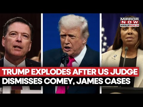 Trump Explodes After Federal Judge Dismisses Criminal Cases Against Comey and James, Says...| Watch