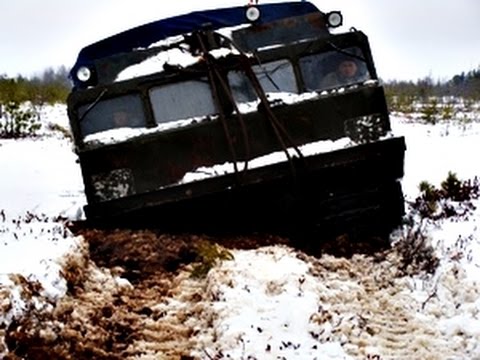 Дороги Севера Русское бездорожье / Витязь ДТ30 незаменимый помошник МТЛБ  ГТТ