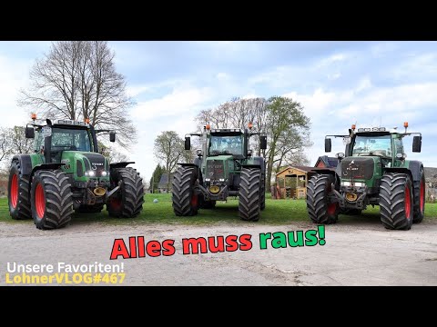 LohnerVLOG#467 Unsere 3 Favoriten müssen raus, Fendt 926, 926, 818 I Xylon 524 Ölleckage beseitigen