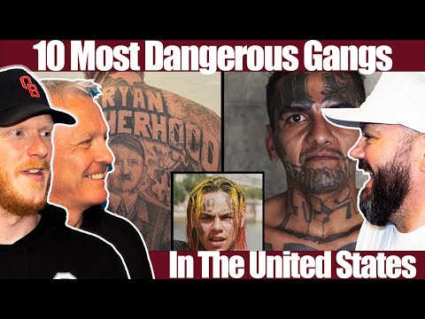 10 Most Dangerous Gangs In The United States REACTION | OFFICE BLOKES REACT!!