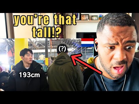 Brit Reacts to What happens when a 193cm Korean goes to the Netherlands