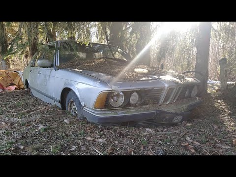 Starting 1982 BMW E23 728i After 20 Years + Test Drive