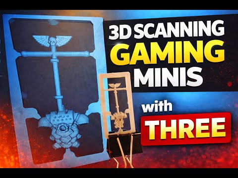 3D Scanning Gaming Minis and Kit Sprues