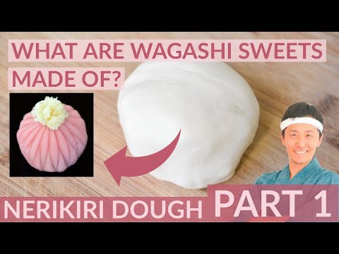 How to make Japanese Sweets Nerikiri dough | Dough for Wagashi Art
