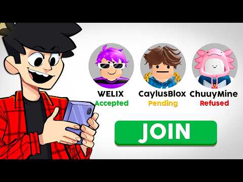 ENVIEI PEDIDO de AMIZADE PARA 100 YOUTUBERS 😱🤩
