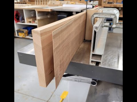 How to re-saw. Bandsaw Technique. #woodworking
