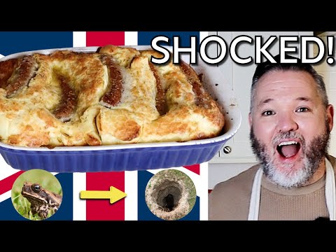 American tries "Toad in the Hole" for the First Time... And Is Literally Shocked