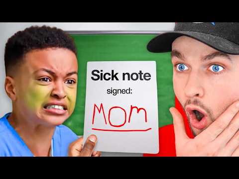 Kid *FAKES* Being Sick to SKIP SCHOOL!