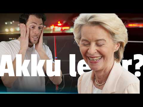 Tesla Akku leer im Stau