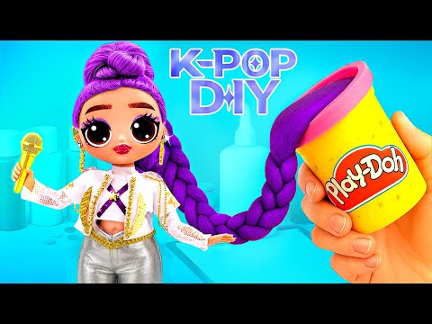 K-Pop Demon Hunters Style Doll Transformations! 10 DIYs for Dolls