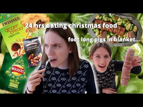 I only ate Christmas food for 24 hours *fun new food edition*