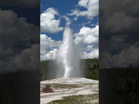 #shorts Old faithful eruption #oldfaithful