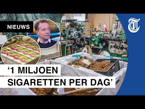 Zo werd illegale sigarettenfabriek opgerold