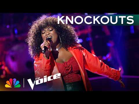 Mom Delivers a Whitney Houston Classic Like It’s Her Own | The Voice Knockouts | NBC