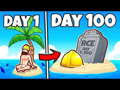 Surviving 100 DAYS on a desert island...