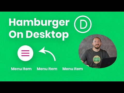 How To Show A Divi Hamburger Menu on Desktop