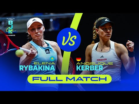 Elena Rybakina (KAZ) v Angelique Kerber (GER) | 2022 Billie Jean King Cup Qualifiers | FULL MATCH