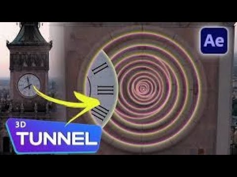3D Tunnel Zoom Transition in Premiere Pro | premiere pro