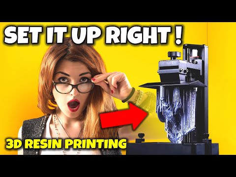 2. How LEVEL your build plate & Test a 3D Resin Printer