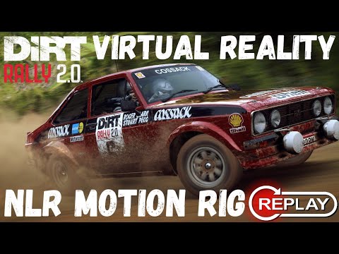 Fighting The BRUTAL Escort!!! Dirt Rally 2.0, NLR Motion Platform V3/VR - (Stream Replay)