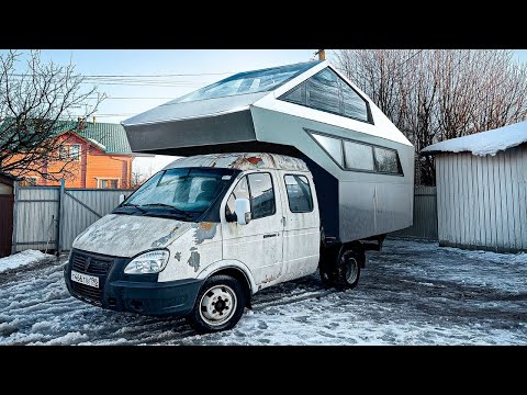 200 Days Of Building DIY RV CyberTrack Motorhome. TIMELAPSE