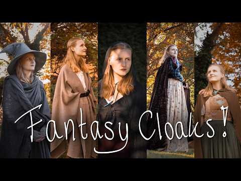 I Made A Bunch of Fantasy Cloaks! *in 3 days* | Easy DIY Sewing