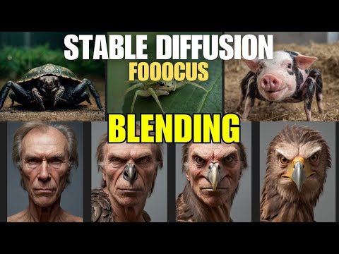 Stable Diffusion - Experimenting with Blending and Multi Line Prompts in Fooocus